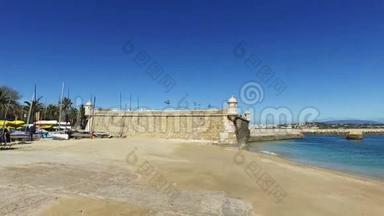 从葡萄牙<strong>拉各斯</strong>港的中世纪Forte da Bandeira